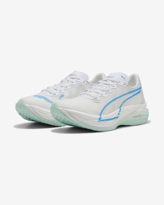 Ténis Puma Deviate NITRO Elite 3 branco azul mulher