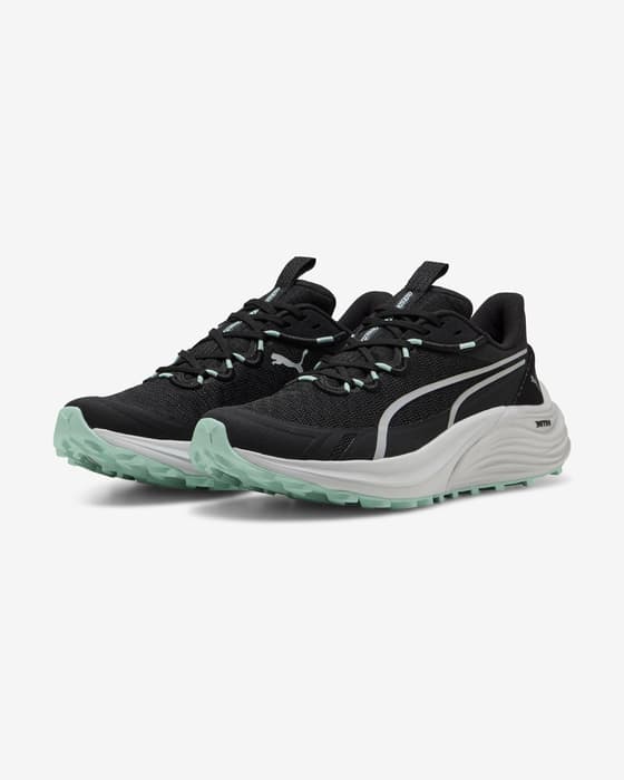 Ténis Puma Electrify NITRO 4 Trail preto branco mulher