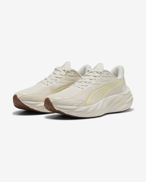 Ténis Puma Velocity NITRO 4 bege claro amarelo mulher