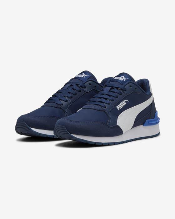 Chaussures Puma ST Runner v4 NL bleu marine blanc junior