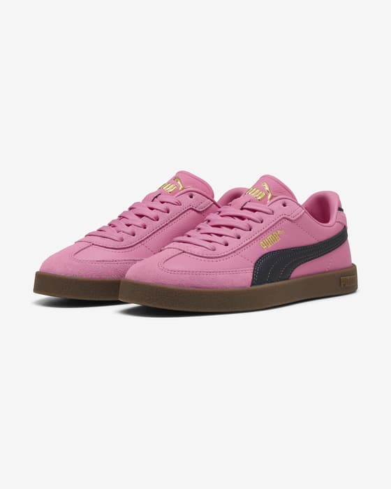 Chaussures Puma Club II Era rose noir junior