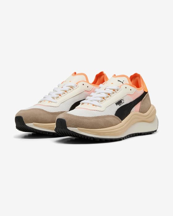 Zapatillas Puma Rider Elite marrón blanco naranja