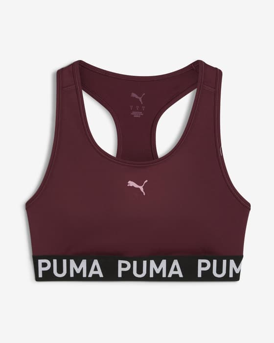 Sujetador Puma 4KEEPS ELASTIC rojo oscuro