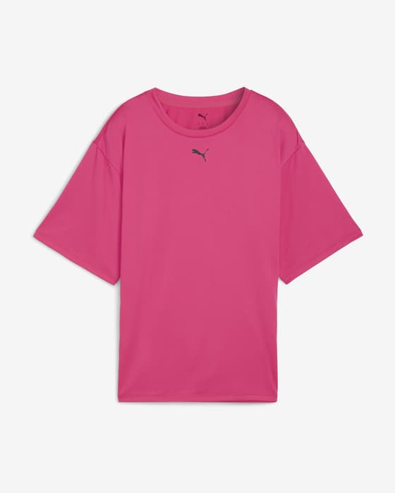 Camiseta Puma Tad Essential Relaxed manga corta rosa mujer