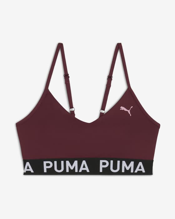 Sujetador Puma Move Strong rojo oscuro