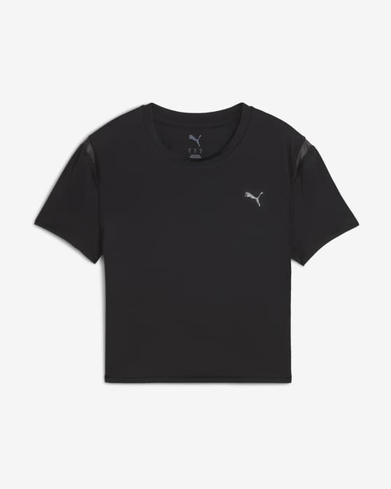 Camiseta Puma Shape Baby manga corta negro puro mujer