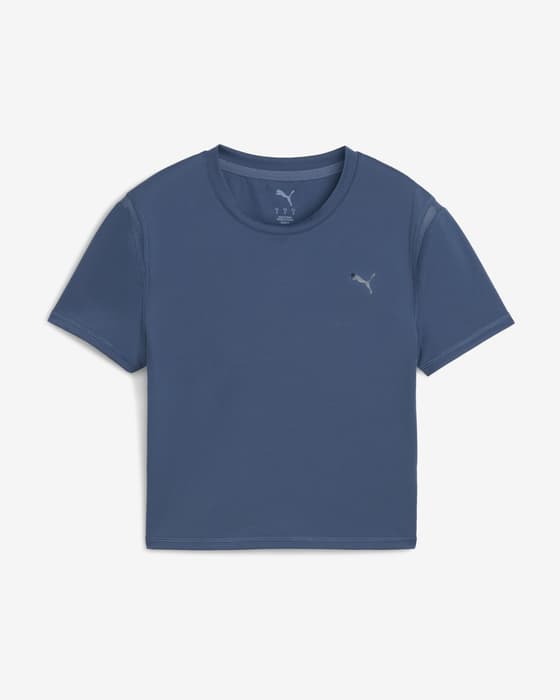 Camiseta Puma Shape Baby manga corta azul marino mujer