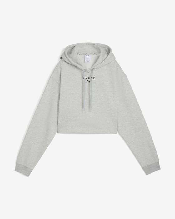 Sudadera con capucha Puma x HYROX HEAVYWEIGHT gris mujer