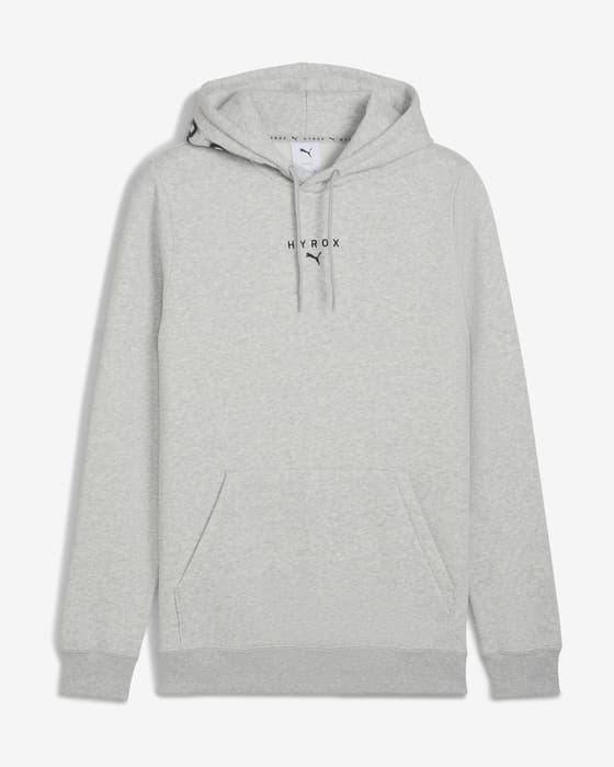 Puma x HYROX HEAVYWEIGHT sweatshirt met capuchon grijs