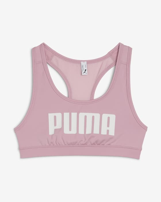 Sujetador Puma 4KEEPS Logo rosa blanco