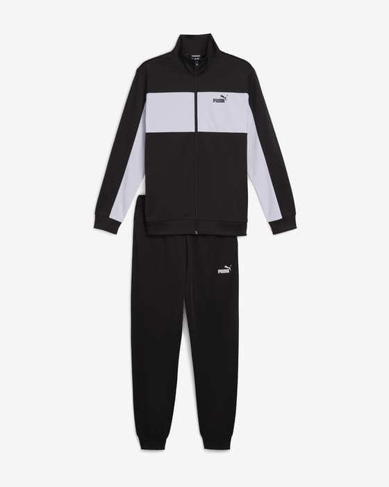 Chándal Puma Poly Colorblock Suit negro blanco