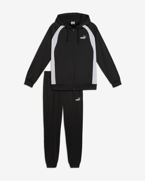 Chándal Puma Hooded Poly Suit negro puro