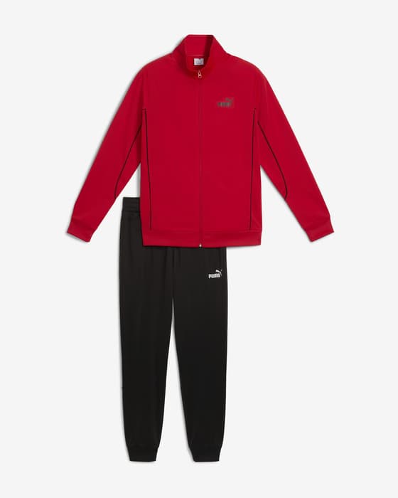 Chándal Puma Poly Piping Suit rojo negro