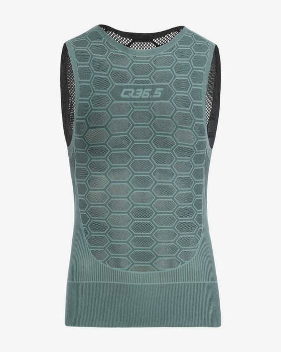 Camiseta interior Q36.5 1 Sleeveless sin mangas verde oscuro