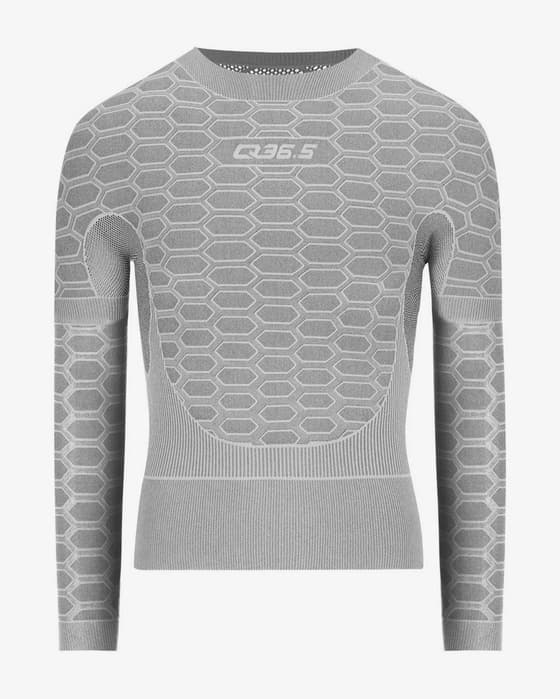 Camiseta interior Q36.5 Base Layer 3 manga larga gris claro