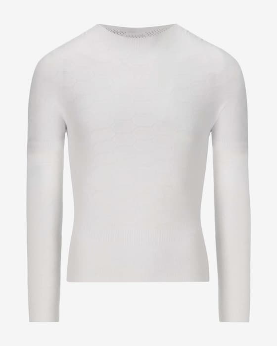 Camiseta interior Q36.5 Base Layer 3 manga larga blanco puro