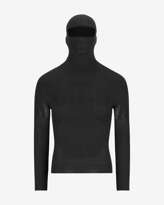 Camiseta interior Q36.5 Base Layer 5 Plus manga larga negro mate