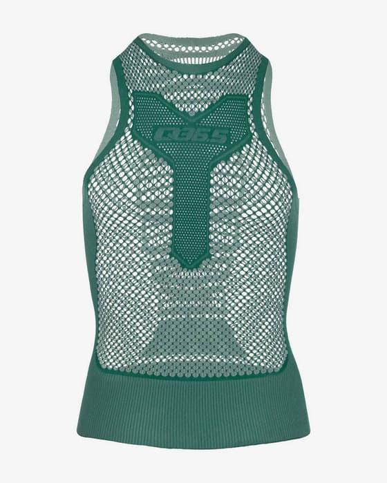 Camiseta interior Q36.5 Base Layer 0 sin mangas verde oscuro