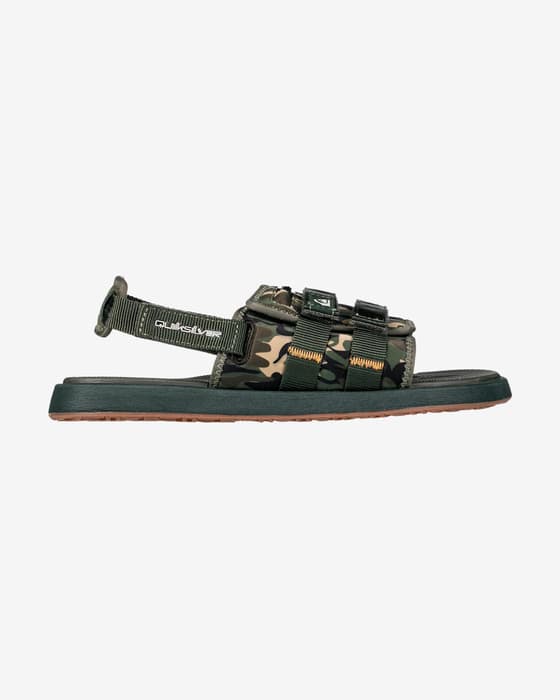 Sandalias Quiksilver Monkey Caged verde caqui
