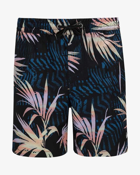 Maillot de bain Quiksilver Surfsilk Mix noir rose junior