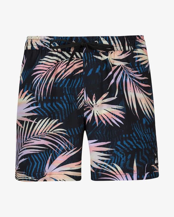 Maillot de bain Quiksilver Surfsilk Mix Volley 15 Inch bleu marine rose