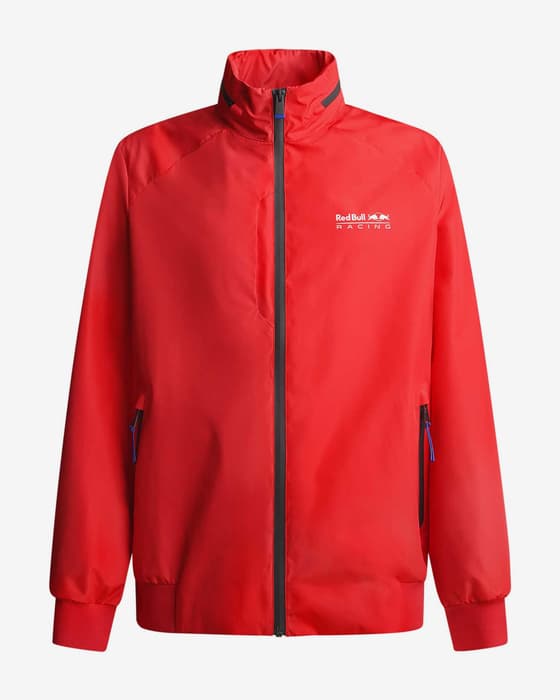 Chaqueta con capucha Red Bull Racing x Pepe Jeans Logo Driver Windbreaker rojo