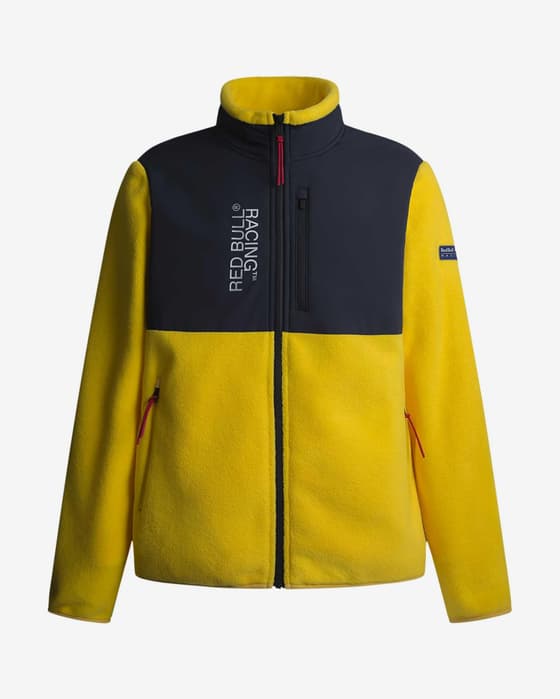 Chaqueta Red Bull Racing x Pepe Jeans Polar Fleece Hybrid amarillo negro