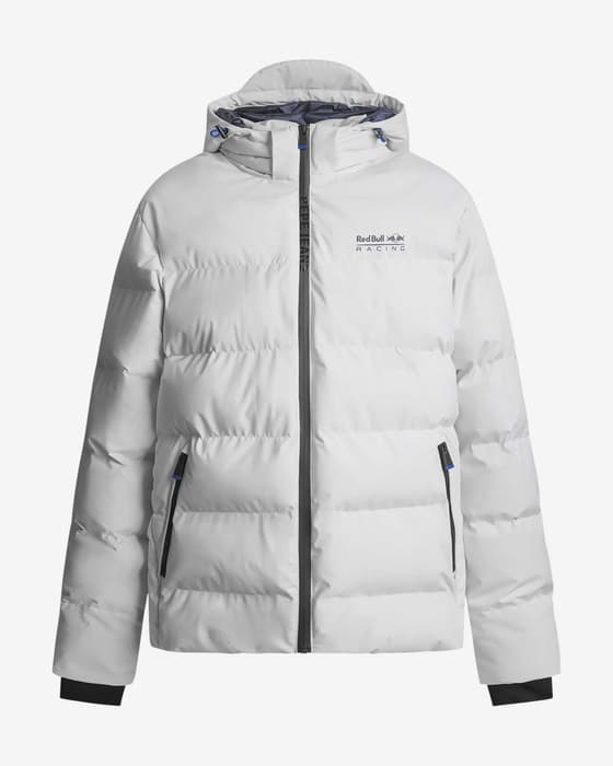 Chaqueta con capucha Red Bull Racing x Pepe Jeans City Puffer blanco puro