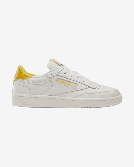 Zapatillas Reebok Club C 85 Vintage 40th Anniversary blanco amarillo mujer