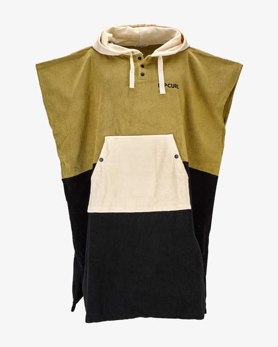 Rip Curl Premium Surf Poncho khaki schwarz Damen