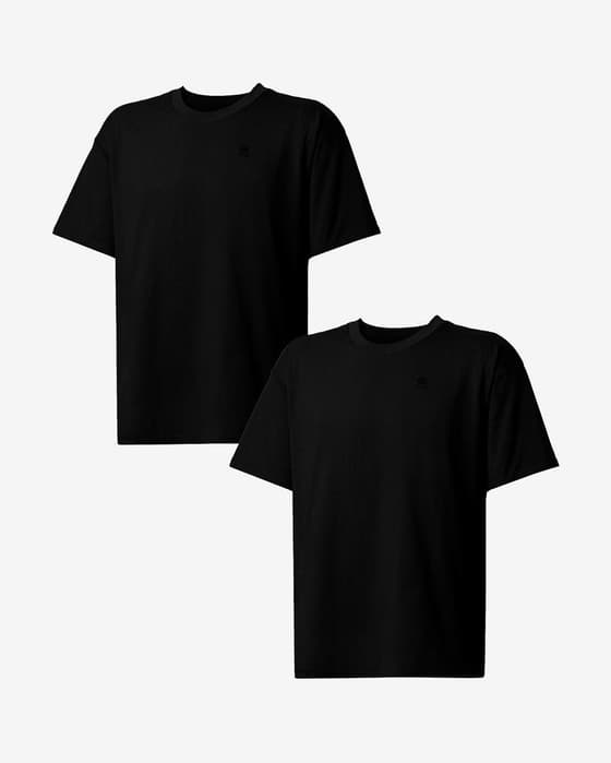 Pack Camiseta Reld Heritage Snowdon manga corta negro (2 unidades)