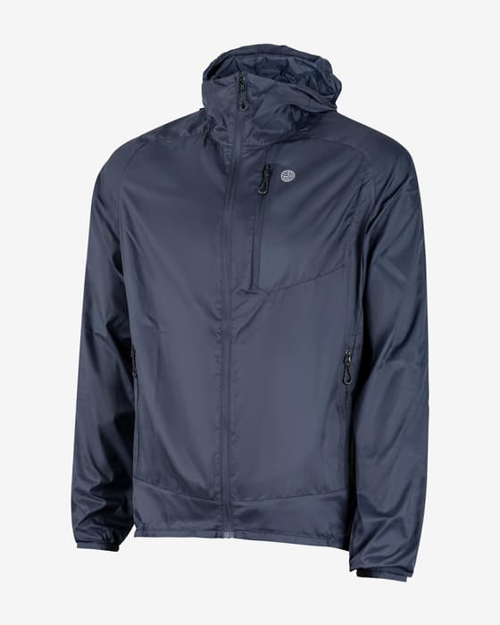 Chaqueta cortavientos con capucha Reld Trails Abyss azul oscuro