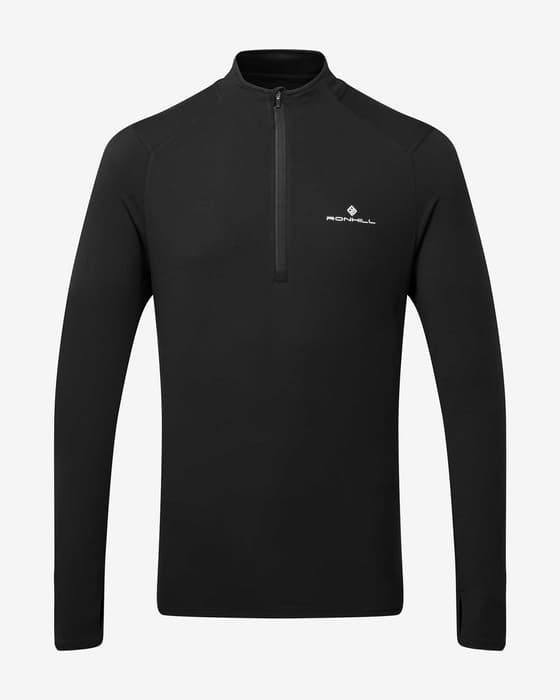 Sudadera Ronhill Core Thermal Half Zip azul marino blanco