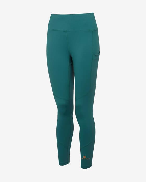 Malla larga Ronhill Tech Tight verde mujer