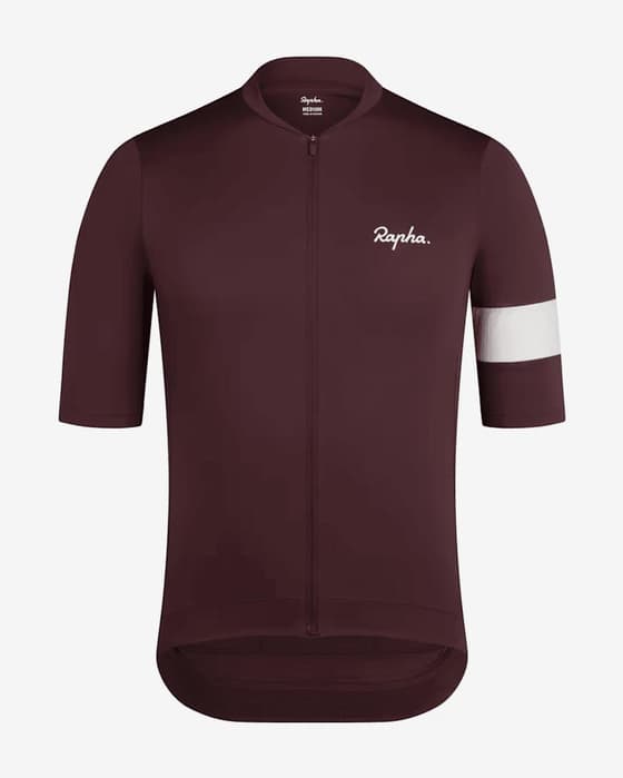 Maillot Rapha Core manga corta morado