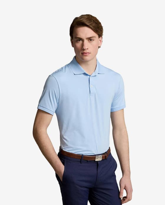 Ralph Lauren Airflow Poloshirt hellblau