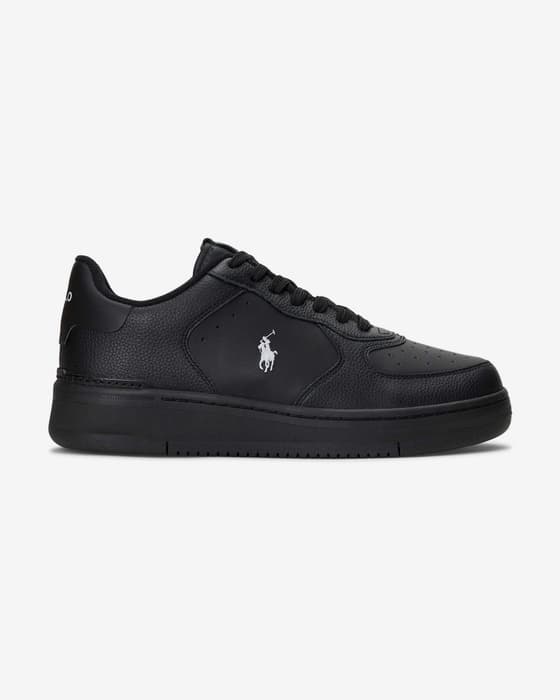 Zapatillas Ralph Lauren Masters Court negro puro