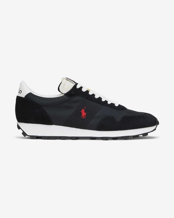 Zapatillas Ralph Lauren Suede Mesh Trail 125 negro puro
