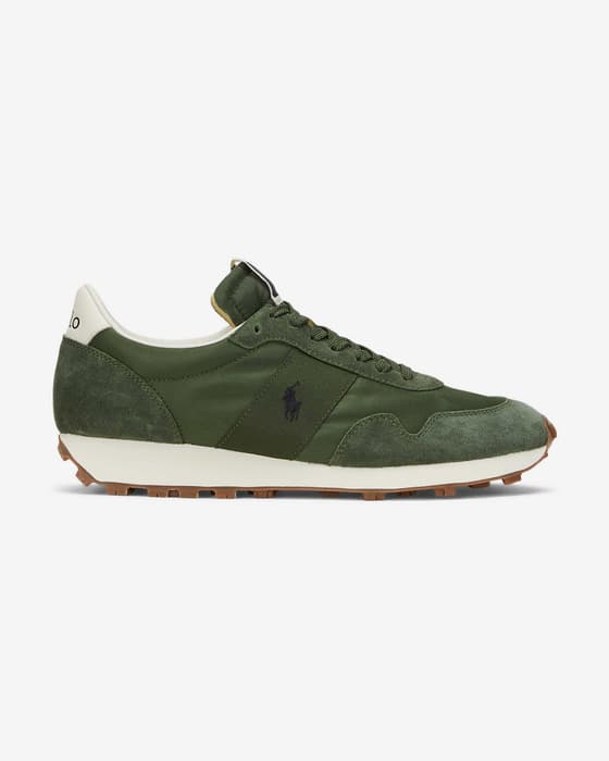 Zapatillas Ralph Lauren Suede Mesh Trail 125 verde