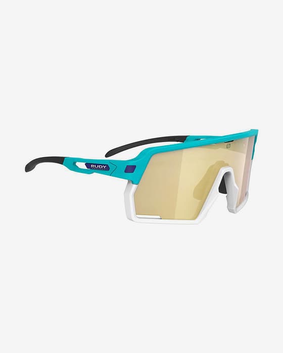 Rudy Project Kelion Bahrain Victorius 2025 Brille blau/weiß mit hellbraunen Gläsern