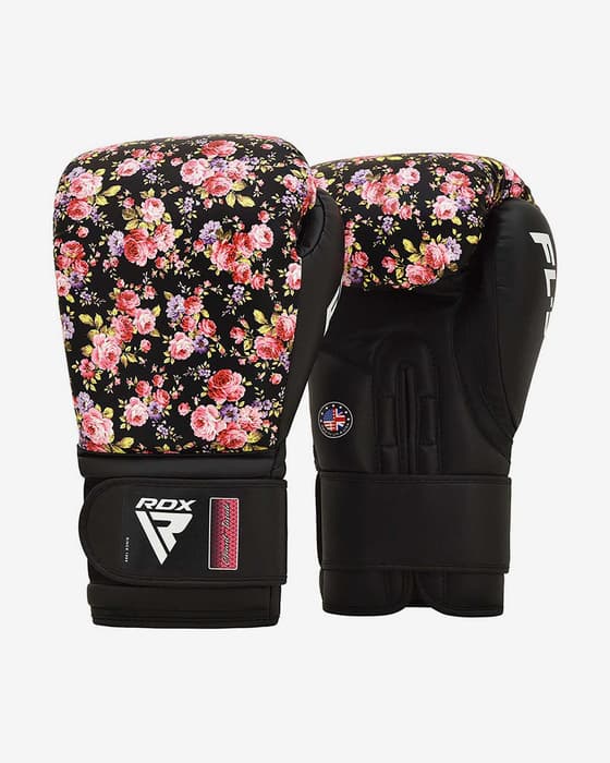 Guantes RDX Boxing FL-5 negro rosa lila