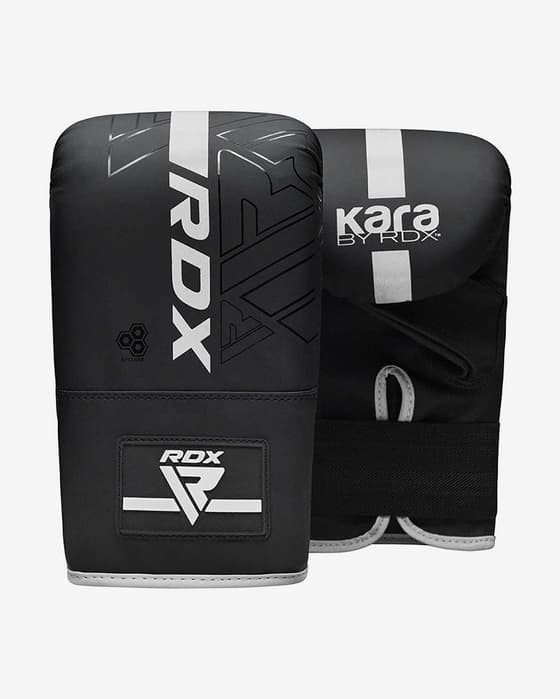 Guantes RDX Boxing Bag Mitts F6 negro blanco