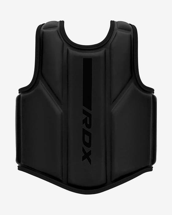 Chaleco protector RDX Chest Guard F6 negro puro