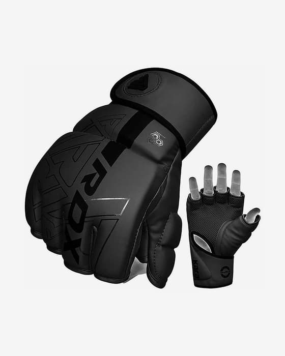 Guantes RDX Grappling F6 negro puro