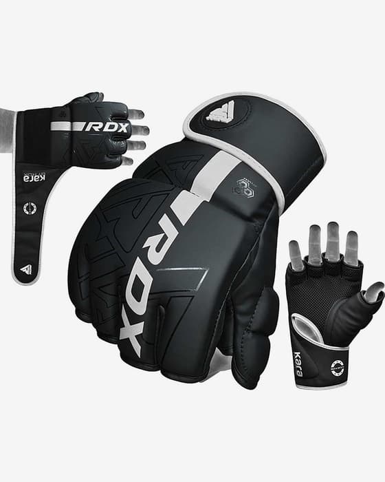Guantes RDX Grappling F6 negro blanco