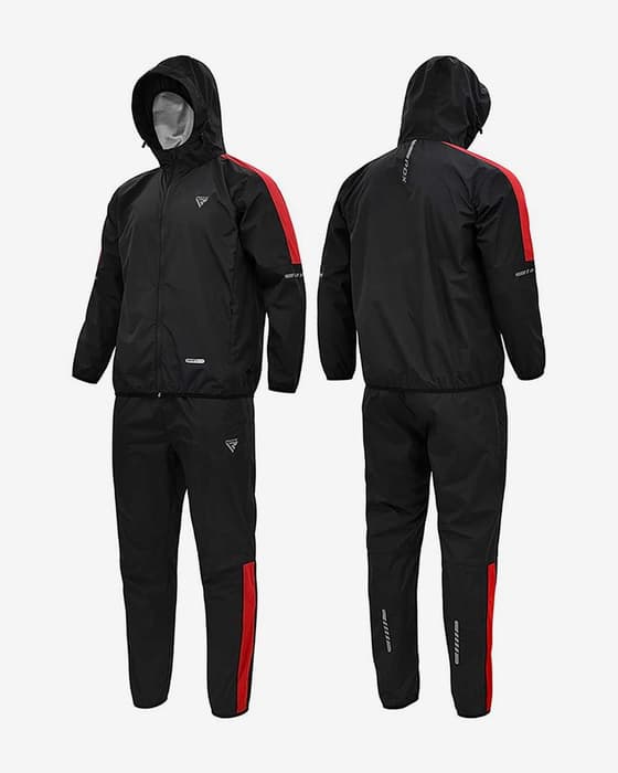 Chándal sauna RDX Suit H1 negro rojo