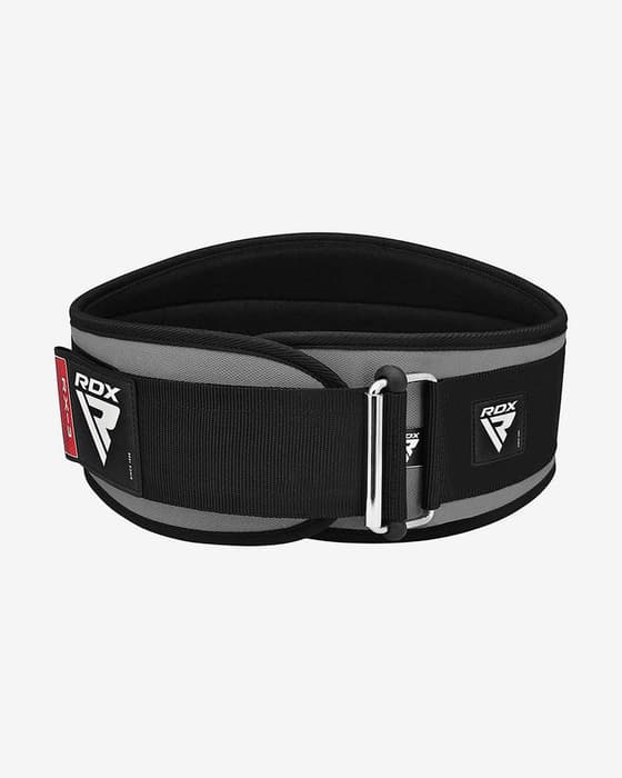 Cinturón RDX Weight Lifting Belt gris negro