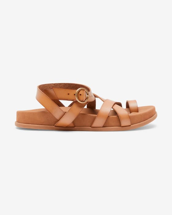 Sandalias Roxy Ahri beige mujer