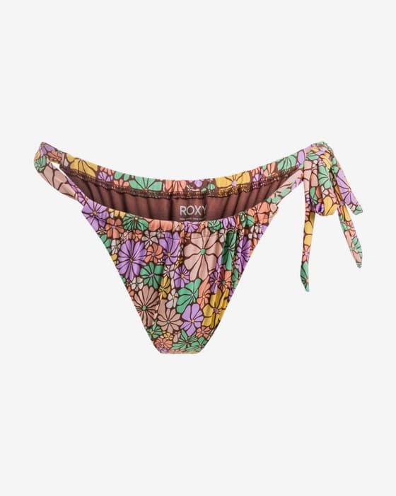 Cuecas biquíni Roxy All About Sun verde laranja lilás mulher