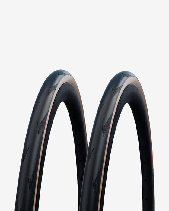 Schwalbe Pro One HS 493A Super Race-V Guard Tubeless Easy Folding Tyre Pack (2 units)